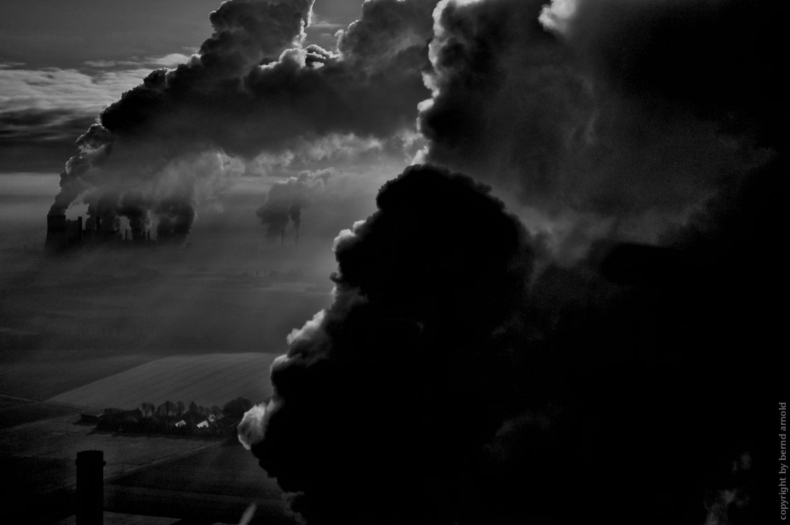 Klimawandel, Braunkohlekraftwerke bei Garzweiler – Fotografien Wild West – Dokumentarfotografie