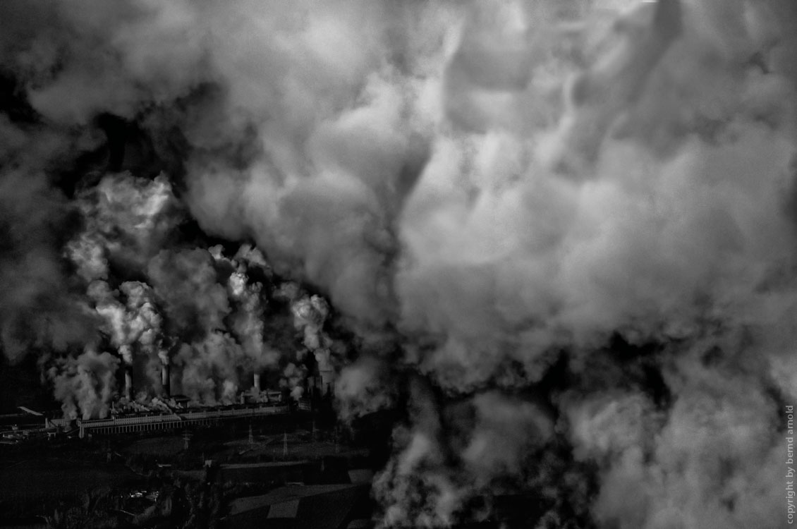 Klimawandel – Luftaufnahme Kohlekraftwerke Neurath Garzweiler Fotografien Wild West