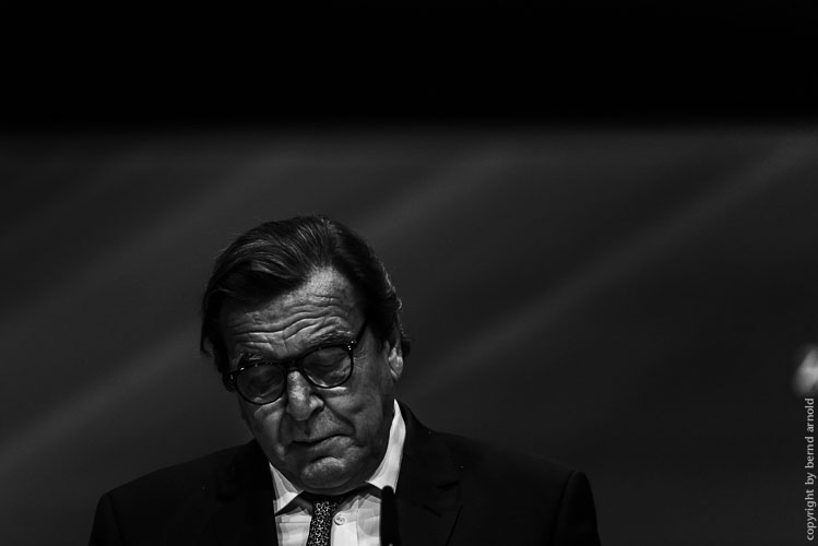 SPD Convention with Gerhard Schröder 2017 in Dortmund Documentary photography - rituals of election campaigns