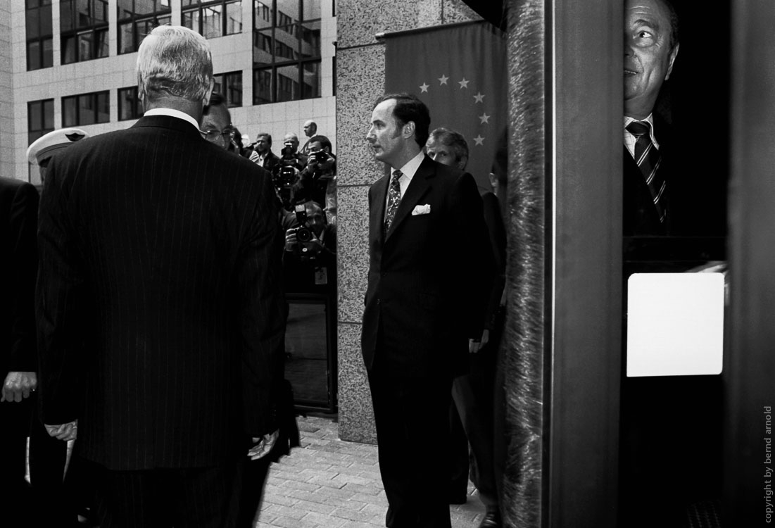Jacques Chirac – Portrait – Wirtschaftsgipfel – Fotografie, Fotojournalismus