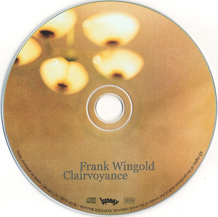 CD Clairvoyance von dem Jazzgitarristen Frank Wingold