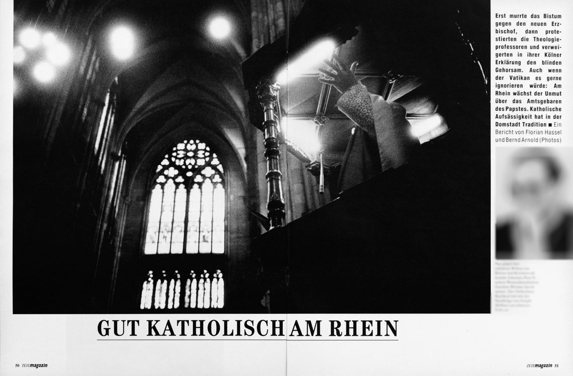 ZEITmagazin Fotografie einer Predigt im Kölner Dom