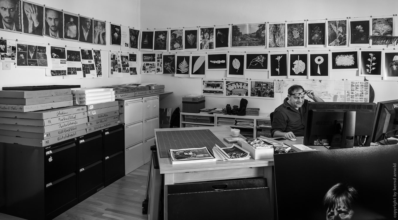 Selbstportrait Bernd Arnold im Atelier, Köln 2020 Selbstportrait im Atelier Bernd Arnold, 2020