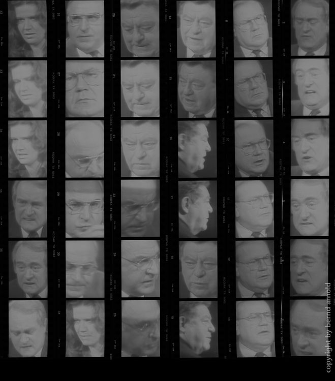 Kontaktbogen – Elefantenrunde 1987 im Fernsehen – Digitalis