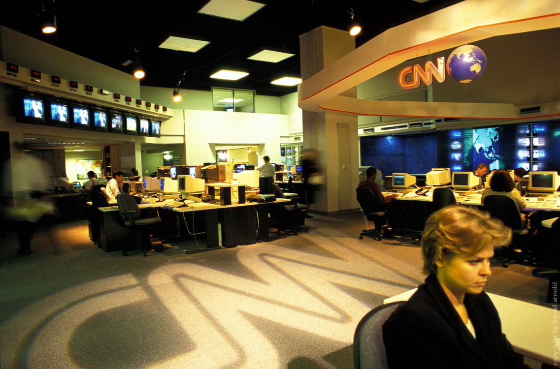 Atlanta CNN studio in headquarter 