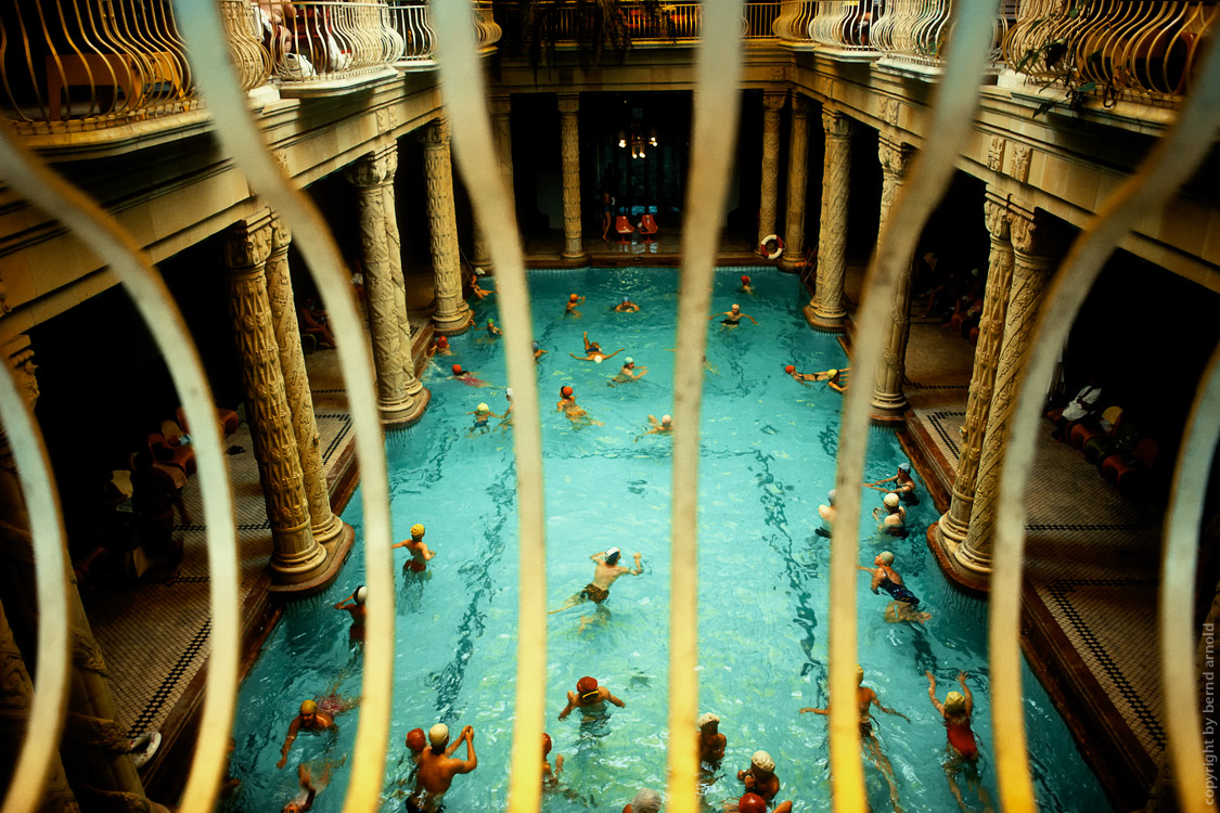 Budapest Gellert thermal bath – restin man