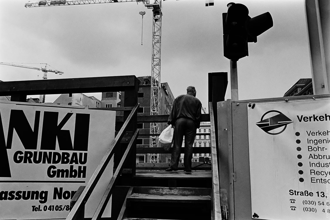 Dokumentarfotografie – Baustellen und Kräne inBerlin Stadtportrait