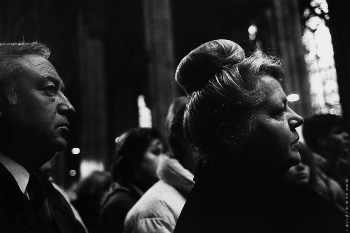 People in Cologne cathedral