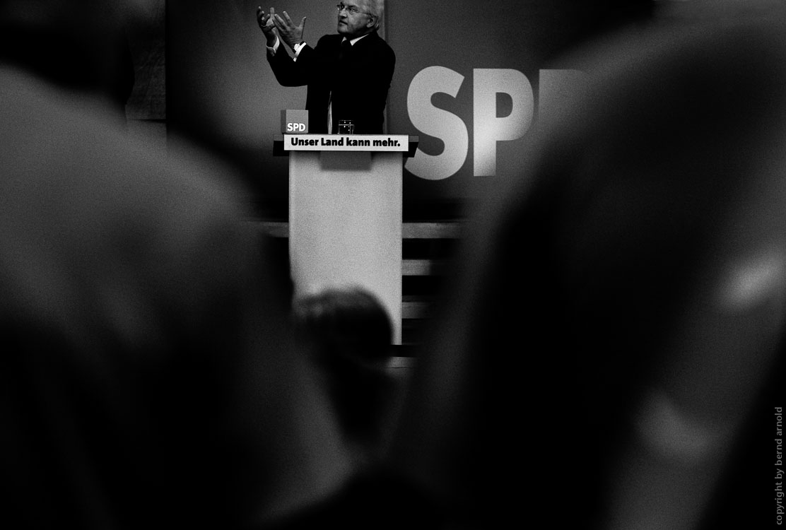 Frank Walter Steinmeier SPD 2009 - Wahlkampfrituale