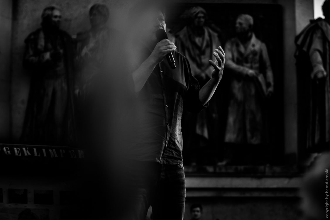 Robert Habeck auf dem Heumarkt in Köln, 2021 - Wahl Kampf Ritual