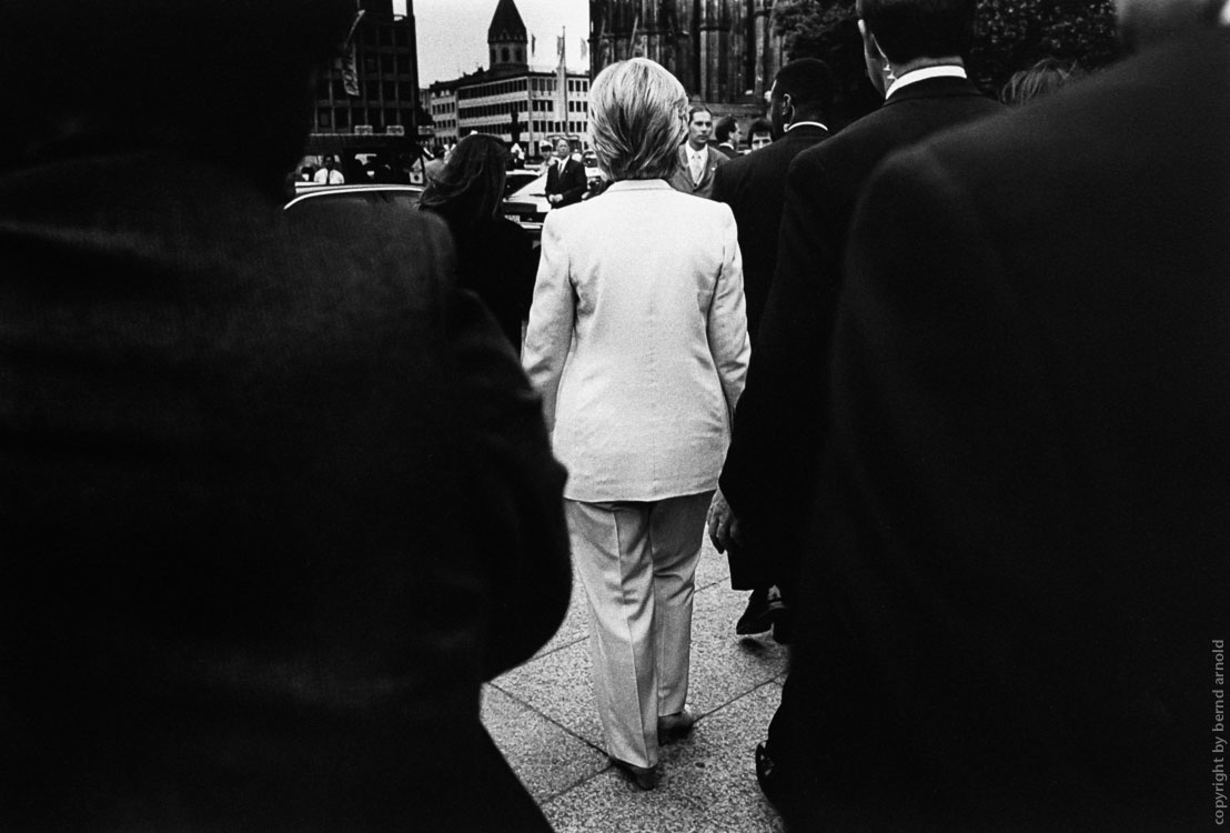 Fotografie der Wirtschaftsgipfel in Köln Hillary Clinton – Fotografie, Fotojournalismus