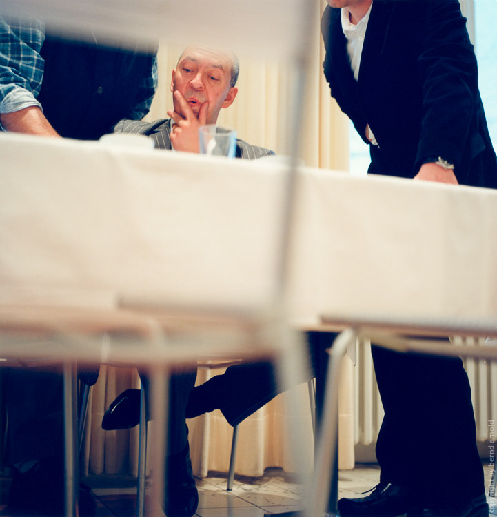 Benedikt Taschen during a meeting