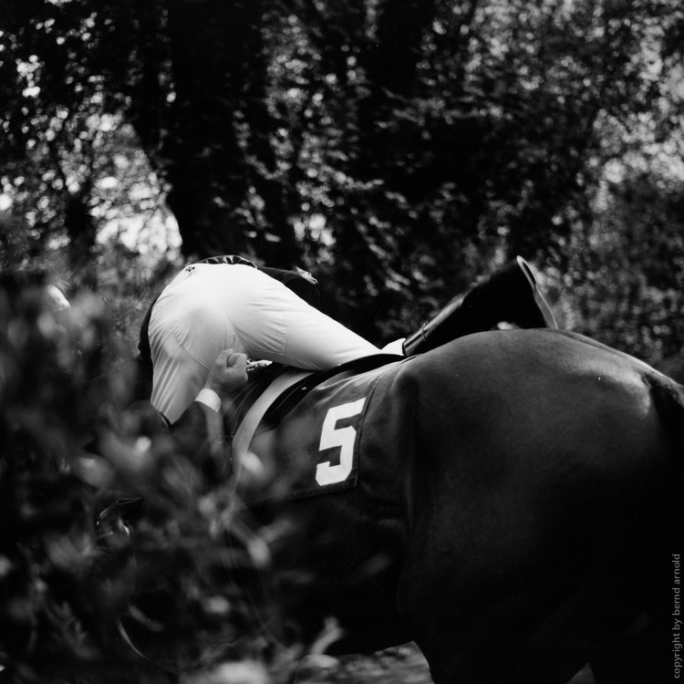 jockey Peter Schiergen and his horse