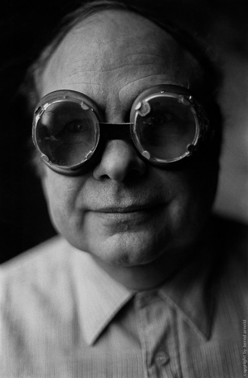 Portraitserie III – Unbedeutende Persönlichkeiten – Walter mit Schweisserbrille – Fotografie
