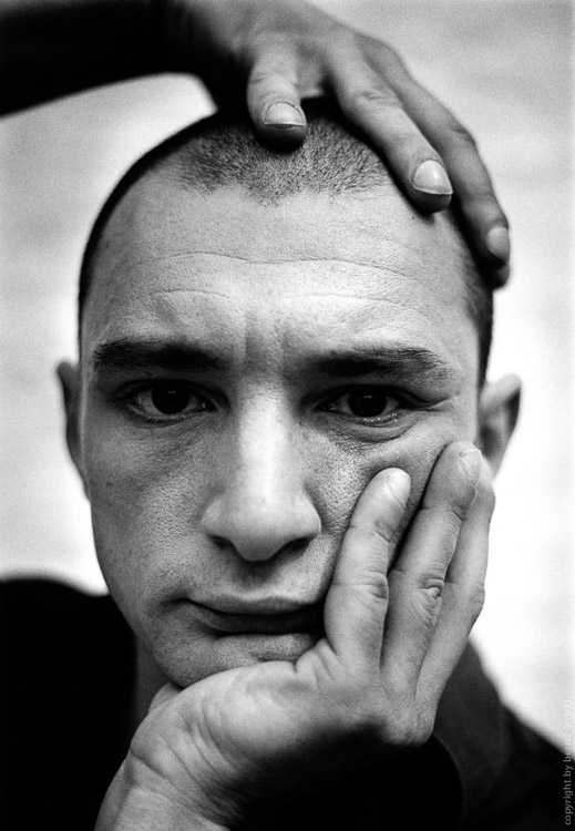 Portrait Francesco Pedone, Arrazzo Tanztheater, Koeln 1999 Fotografie