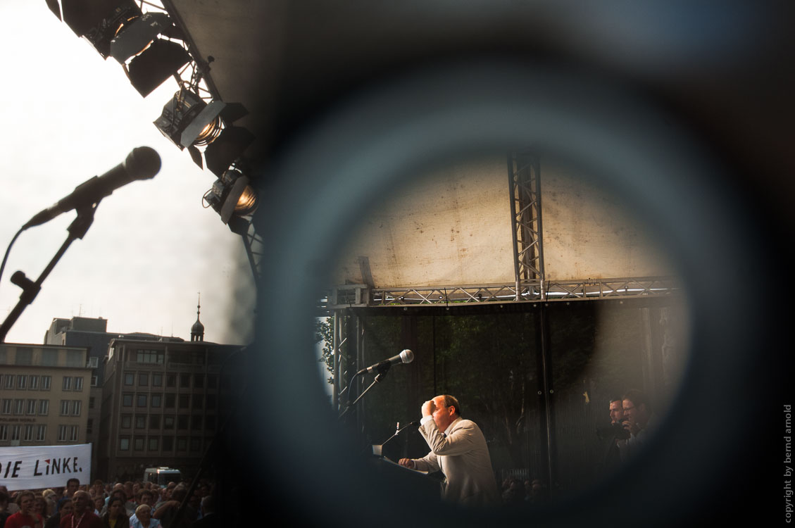 Die Linke Gregor Gysi Faust – Fotografie und Fotojournalismus