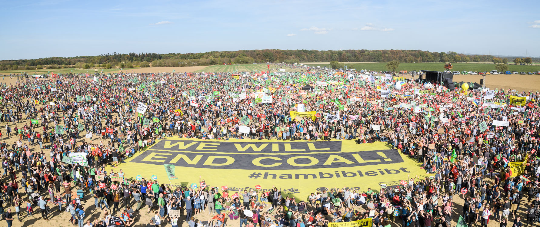 Panoramea – Demonstration for Climate Protection and Hambach Forest – Save Forest – Stop Coal