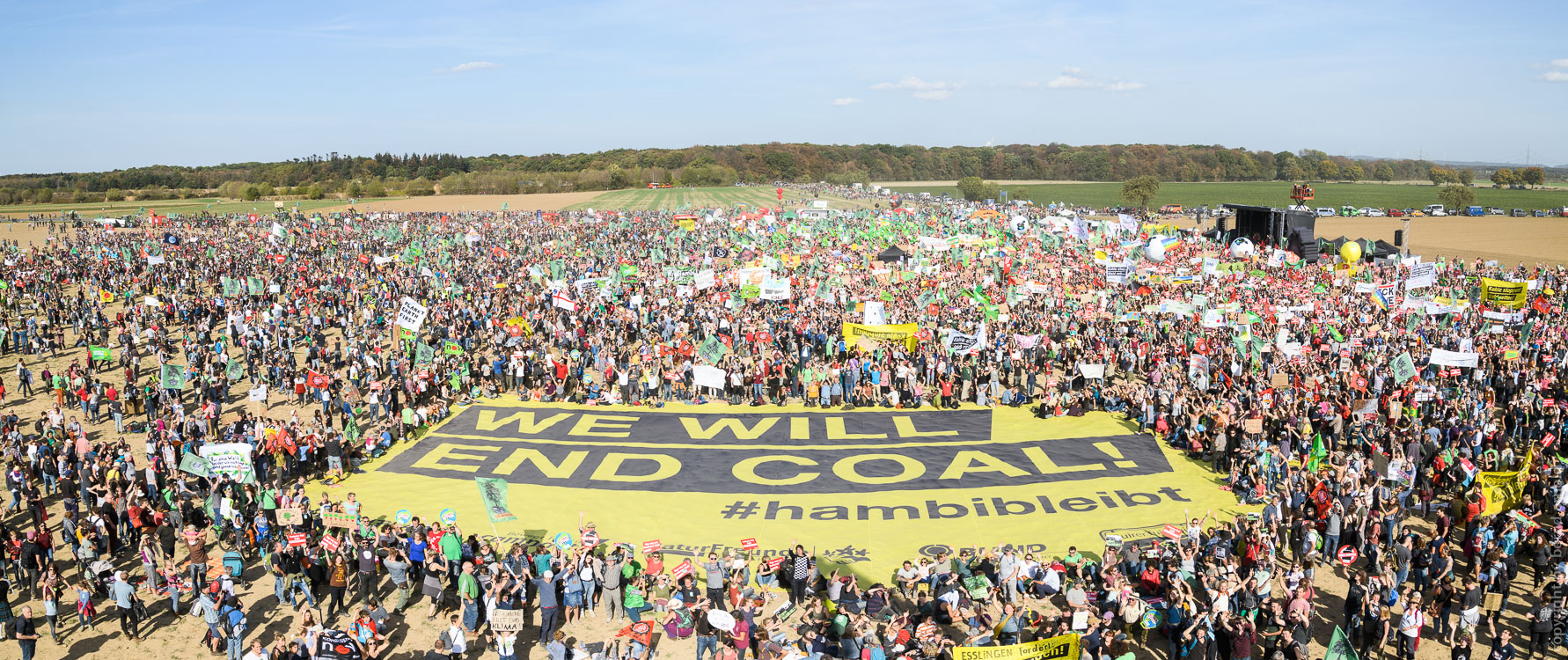 Demonstration Wald Hambacher Forst – Braunkohleabbau Garzweiler