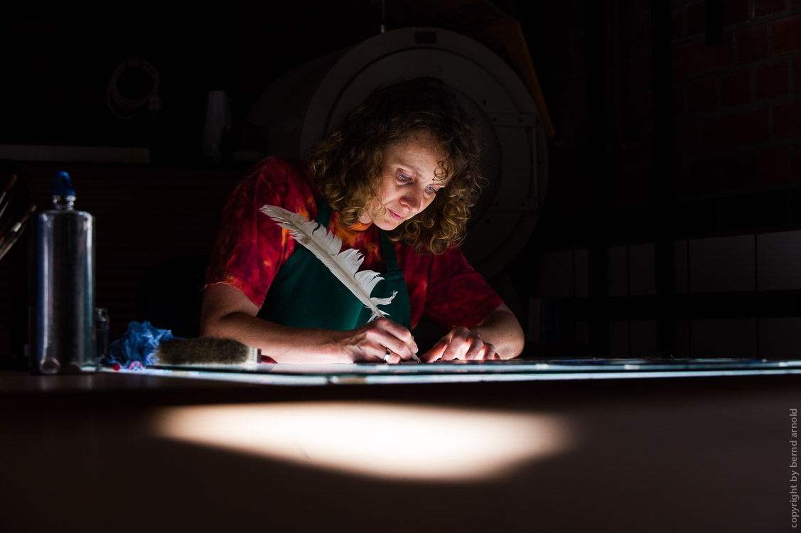 Sal Oppenheim Domfenster Glasmalerin Broschüre Apokalypse Handwerk Glaskunst