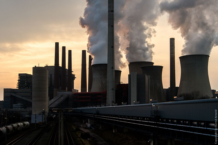 Power plant in the area Garzweiler