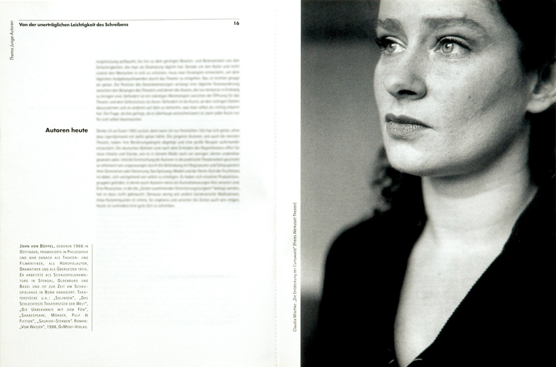 Claudia Mischke im Portrait Theaterjahrbuch