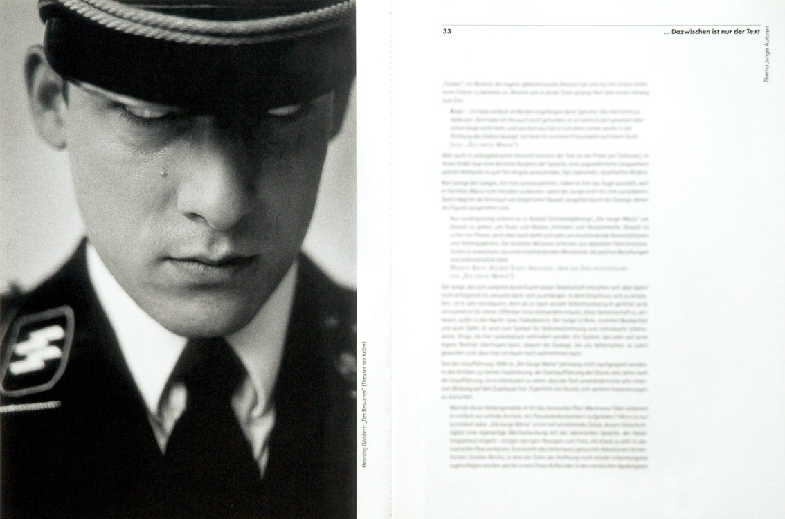 Portrait Schauspieler Henning Gödderz – Theaterjahrbuch 1999