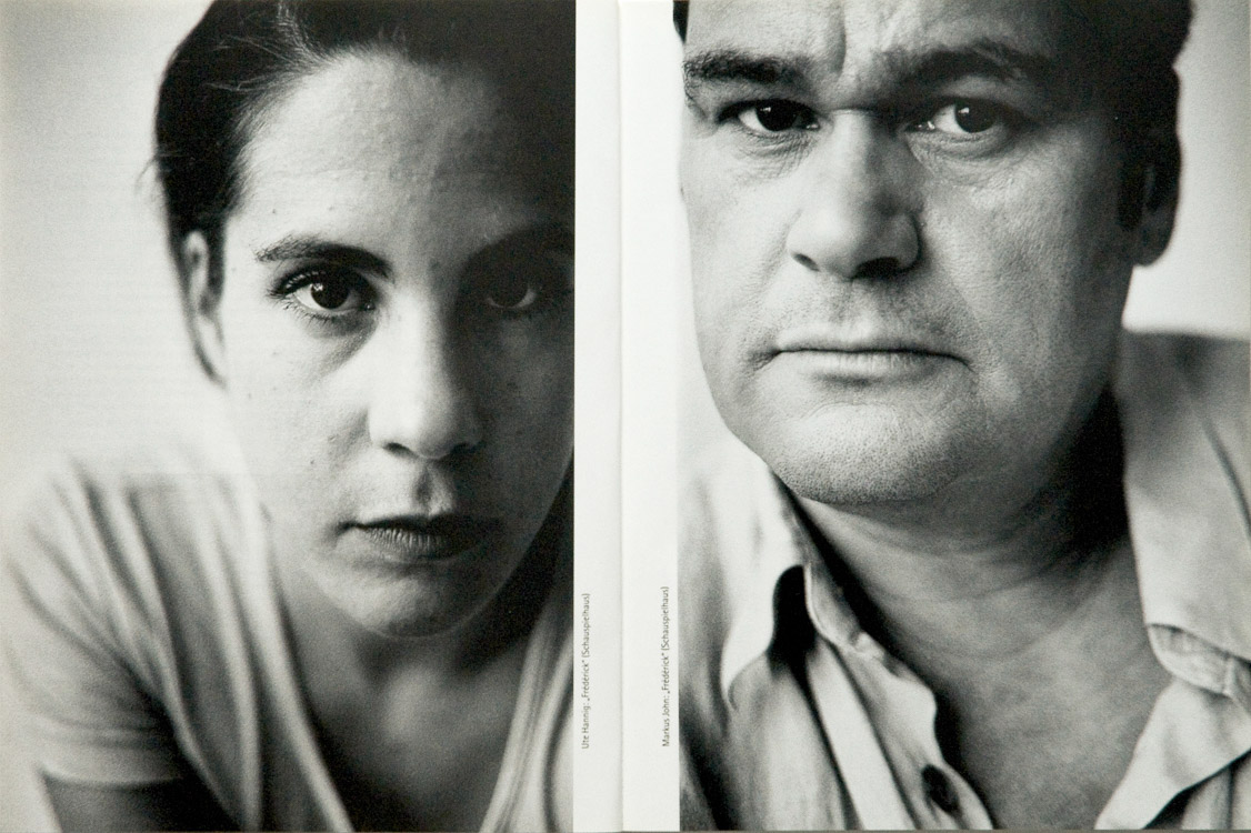 Portrait Schauspieler Ute Hannig und Markus John - Theaterjahrbuch 1999 
