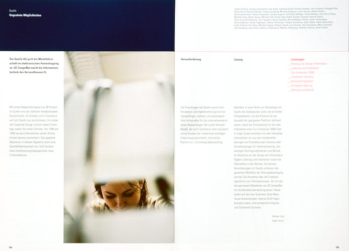 CompuNet annual report corporate design