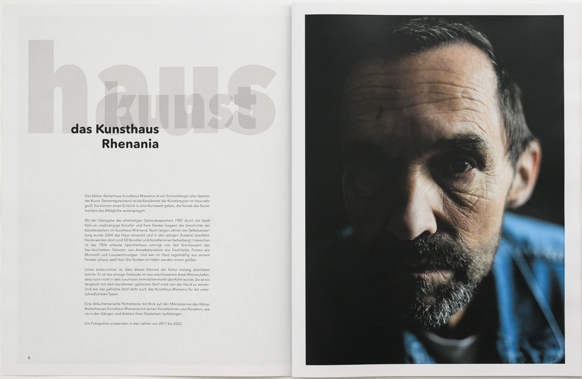 Portraitfotografie – Künstlerzeitung – Das Kunsthaus 2022