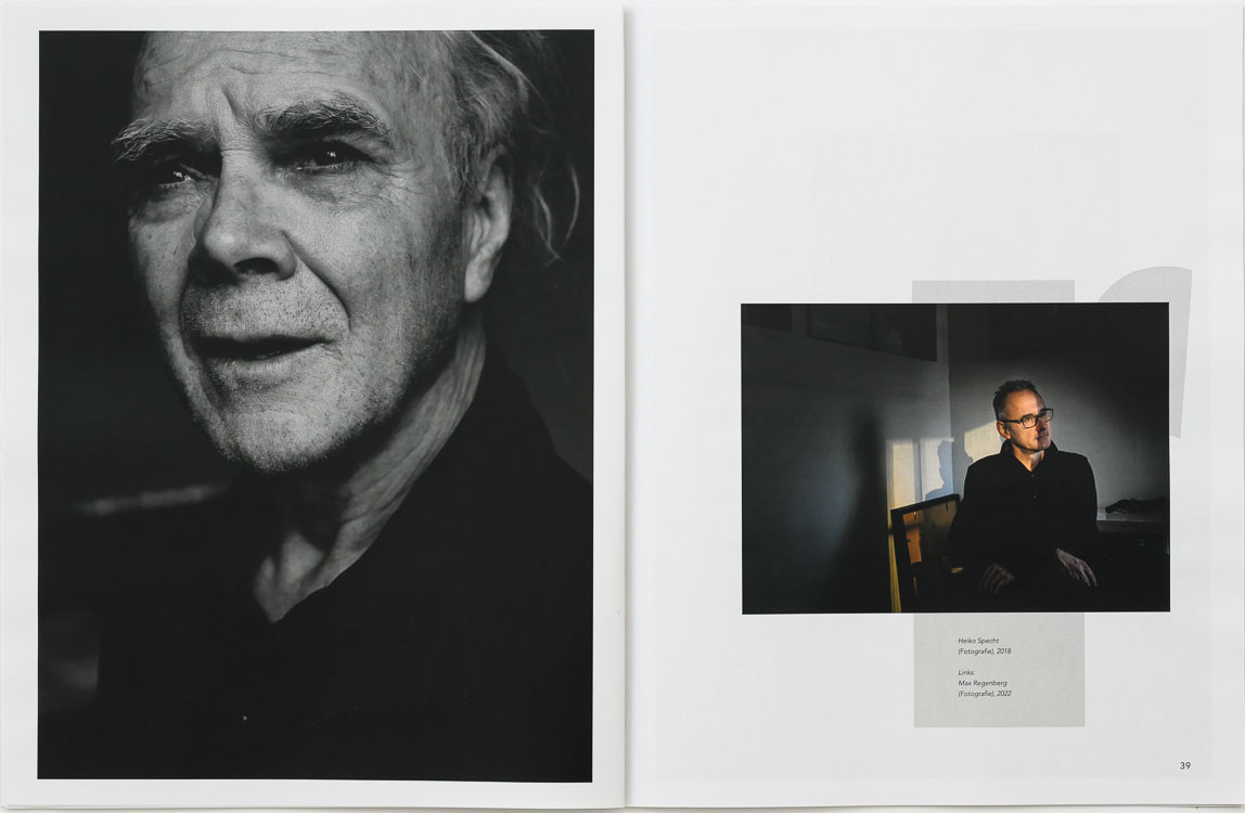 Portrait Fotograf Max Regenberg und Heiko Specht im Kunsthaus Rhenania – Künstlerzeitung 2022