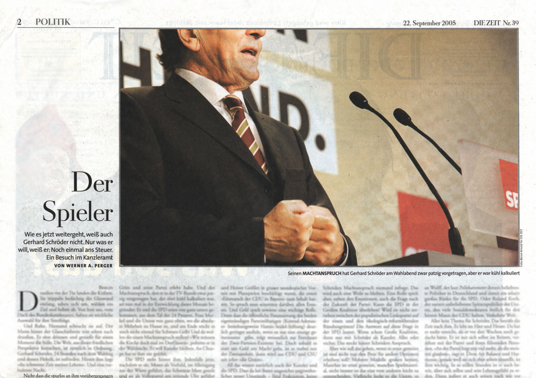 Die Zeit Gerhard Schröder