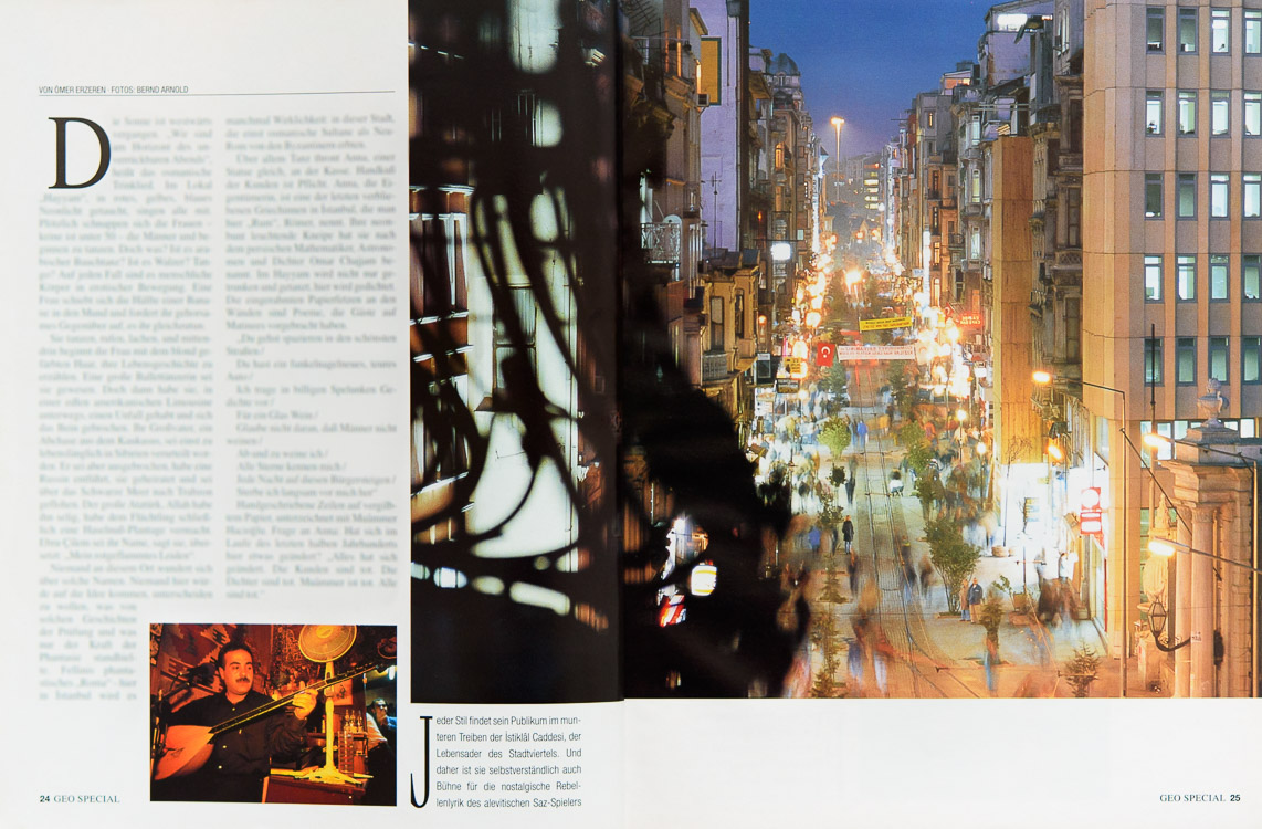 Istanbul-Beyoglu in magazine GEO