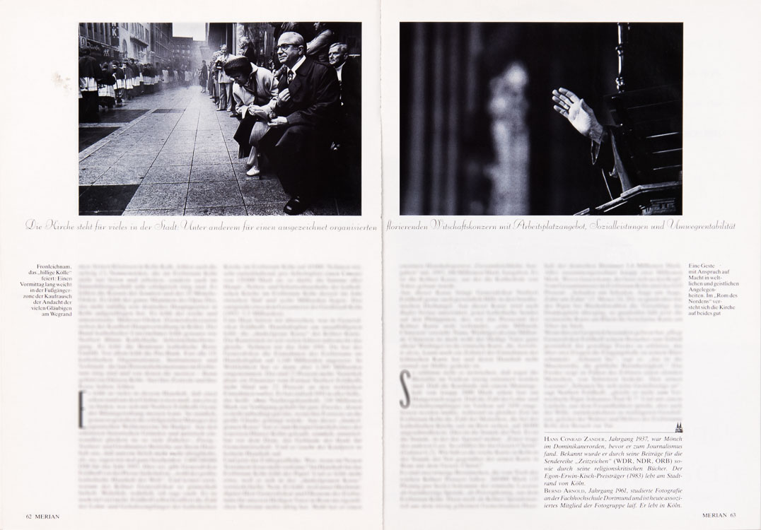 Merian Magazin Zeitschrift - Erzbistum Köln - Fronleichnamsprozession