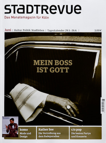 Titel Stadtrevue Mein Boss ist Gott