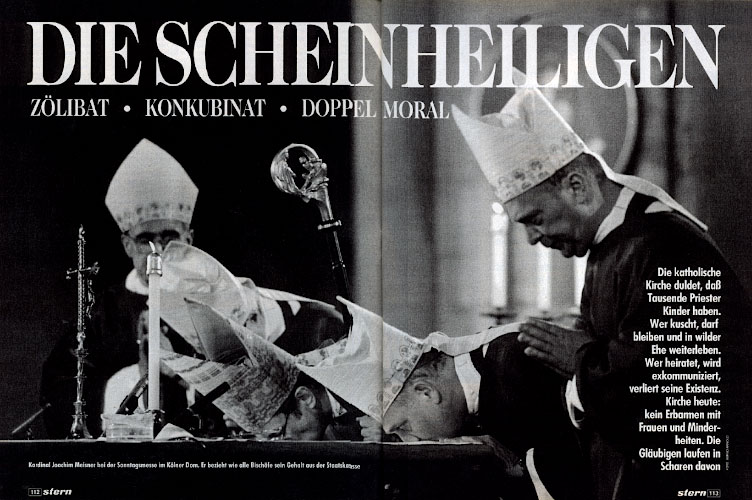 Die Scheinheiligen, Stern 31.10.1991, Foto: Bernd Arnold