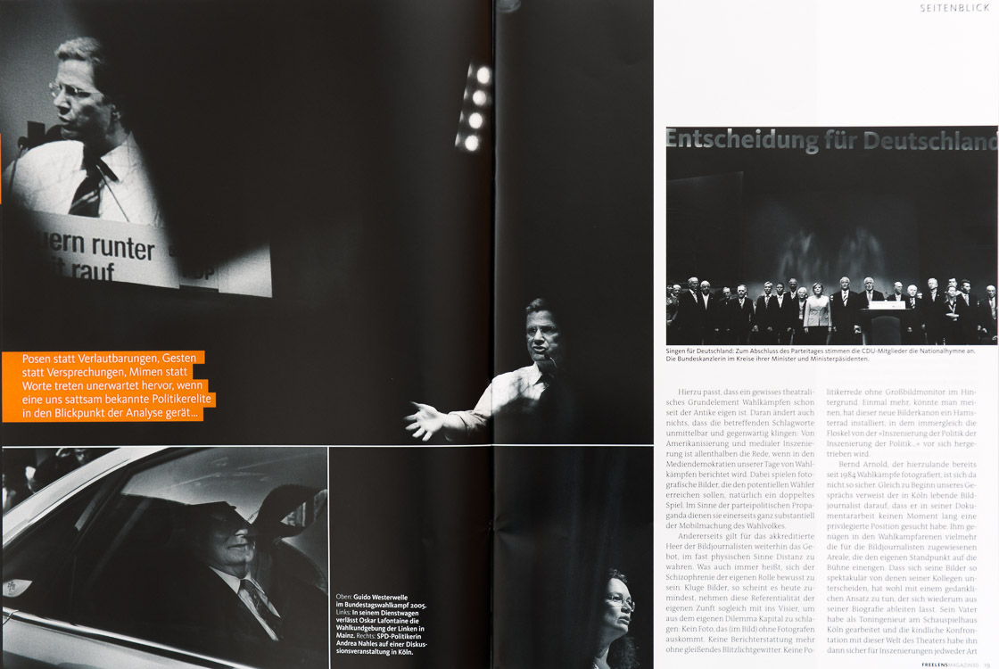 Rituals of election campaigns in Freelens Magazin